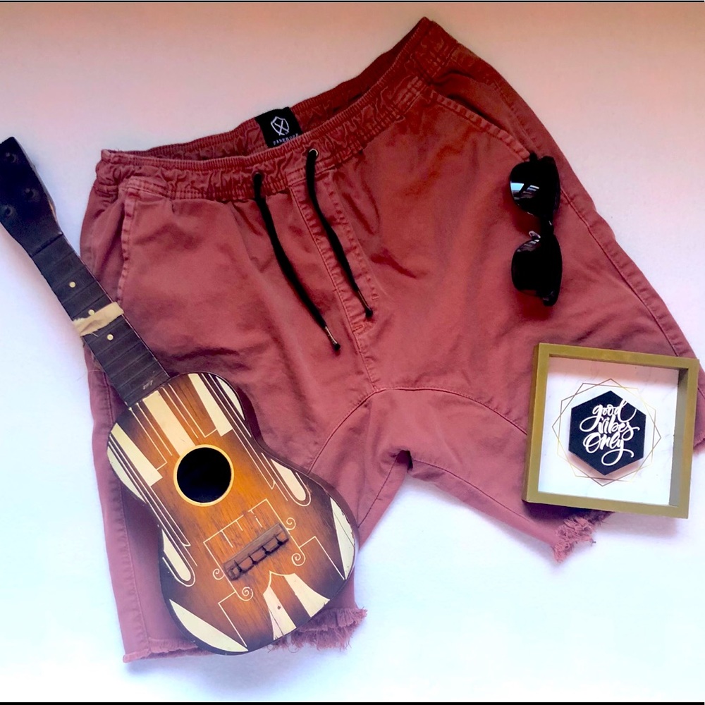 Zanerobe Men’s drop crotch shorts